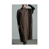 流れるケーブル模様ハイネックニットチュニック レディース ファッション | Sawa a la mode | 詳細画像13