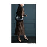 流れるケーブル模様ハイネックニットチュニック レディース ファッション | Sawa a la mode | 詳細画像14