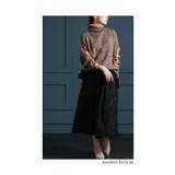 高級感とリッチな質感スウェードフレアスカート レディース ファッション | Sawa a la mode | 詳細画像14 