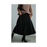 高級感とリッチな質感スウェードフレアスカート レディース ファッション | Sawa a la mode | 詳細画像16 