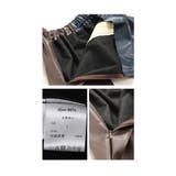 切替バイカラーのモードなアシンメトリーレザースカート レディース ファッション | Sawa a la mode | 詳細画像24