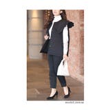 可愛さ引き立つビックカラーの中綿キルティングベスト レディース ファッション | Sawa a la mode | 詳細画像13
