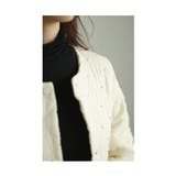 「パール×ペプラム」中綿キルティングジャケット レディース ファッション | Sawa a la mode | 詳細画像8