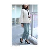 「パール×ペプラム」中綿キルティングジャケット レディース ファッション | Sawa a la mode | 詳細画像10