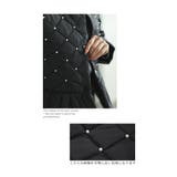 「パール×ペプラム」中綿キルティングジャケット レディース ファッション | Sawa a la mode | 詳細画像12
