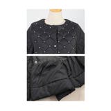 「パール×ペプラム」中綿キルティングジャケット レディース ファッション | Sawa a la mode | 詳細画像23