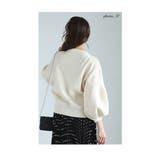艶やかなパールが連なるふんわり袖ニットカーディガン レディース ファッション | Sawa a la mode | 詳細画像7 