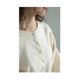 艶やかなパールが連なるふんわり袖ニットカーディガン レディース ファッション | Sawa a la mode | 詳細画像8 