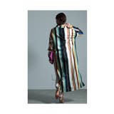 心躍る鮮やかレトロストライプ柄ワンピース レディース ファッション | Sawa a la mode | 詳細画像9