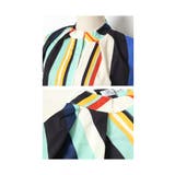 心躍る鮮やかレトロストライプ柄ワンピース レディース ファッション | Sawa a la mode | 詳細画像23