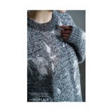 上品さが奏で合う花柄ラメシャギーニット レディース ファッション | Sawa a la mode | 詳細画像11