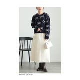 こなれた大人の可愛さ溢れるリボン柄ニットプルオーバー レディース ファッション | Sawa a la mode | 詳細画像10