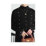 パールベストとワンピースのニットアンサンブル レディース ファッション | Sawa a la mode | 詳細画像8
