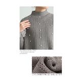 パールベストとワンピースのニットアンサンブル レディース ファッション | Sawa a la mode | 詳細画像12