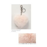 ふわっと滑らかなレッキスファーのハート型チャーム レディース ファッション | Sawa a la mode | 詳細画像4
