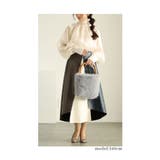 お洒落なバンブーハンドルのエコファーバッグ レディース ファッション | Sawa a la mode | 詳細画像12