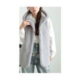 ずっと触れていたいスウェード切替エコファーベスト レディース ファッション | Sawa a la mode | 詳細画像14