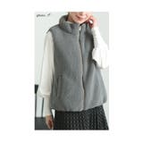リバーシブルで着まわせる2wayボアダウンベスト レディース ファッション | Sawa a la mode | 詳細画像3