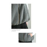 リバーシブルで着まわせる2wayボアダウンベスト レディース ファッション | Sawa a la mode | 詳細画像12