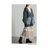 ヴィンテージムード漂う異素材ニットカーディガン レディース ファッション | Sawa a la mode | 詳細画像8 