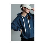 洒落感纏うオトナ顔デニムフーディートップス レディース ファッション | Sawa a la mode | 詳細画像14 