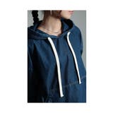 洒落感纏うオトナ顔デニムフーディートップス レディース ファッション | Sawa a la mode | 詳細画像16 