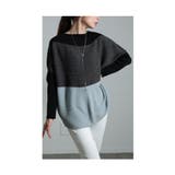 着痩せるグラデーション配色ドルマンニット レディース ファッション | Sawa a la mode | 詳細画像10