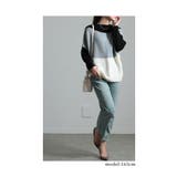 着痩せるグラデーション配色ドルマンニット レディース ファッション | Sawa a la mode | 詳細画像13