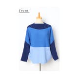 着痩せるグラデーション配色ドルマンニット レディース ファッション | Sawa a la mode | 詳細画像21