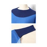 着痩せるグラデーション配色ドルマンニット レディース ファッション | Sawa a la mode | 詳細画像24