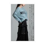 洒落感高まるふわ心地ロゴニットセーター レディース ファッション | Sawa a la mode | 詳細画像6