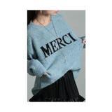 洒落感高まるふわ心地ロゴニットセーター レディース ファッション | Sawa a la mode | 詳細画像7
