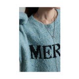洒落感高まるふわ心地ロゴニットセーター レディース ファッション | Sawa a la mode | 詳細画像9