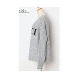 洒落感高まるふわ心地ロゴニットセーター レディース ファッション | Sawa a la mode | 詳細画像21