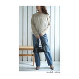 透き通るシアーオーガンジーのニットバルーンプルオーバー レディース ファッション | Sawa a la mode | 詳細画像18