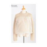 透き通るシアーオーガンジーのニットバルーンプルオーバー レディース ファッション | Sawa a la mode | 詳細画像20