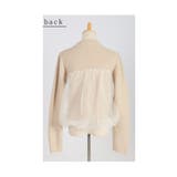 透き通るシアーオーガンジーのニットバルーンプルオーバー レディース ファッション | Sawa a la mode | 詳細画像22