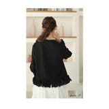 花びらフリルが揺らめく綺麗めトップス レディース ファッション | Sawa a la mode | 詳細画像7