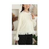 花びらフリルが揺らめく綺麗めトップス レディース ファッション | Sawa a la mode | 詳細画像13