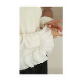 花びらフリルが揺らめく綺麗めトップス レディース ファッション | Sawa a la mode | 詳細画像17
