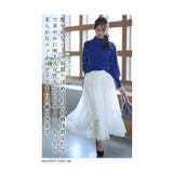 パールの粒が降り注ぐパフスリーブニットトップス レディース ファッション | Sawa a la mode | 詳細画像6