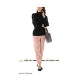 パールの粒が降り注ぐパフスリーブニットトップス レディース ファッション | Sawa a la mode | 詳細画像12
