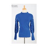 パールの粒が降り注ぐパフスリーブニットトップス レディース ファッション | Sawa a la mode | 詳細画像20