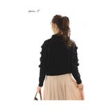 ふっくら花咲き誇るニットプルオーバートップス レディース ファッション | Sawa a la mode | 詳細画像7
