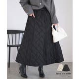 軽いのにしっかり暖かいボール刺繍キルティングスカート レディース ファッション | Sawa a la mode | 詳細画像1