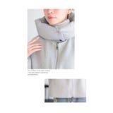 ダブルフェイスフード付き2wayウール混ジャケット レディース ファッション | Sawa a la mode | 詳細画像12