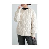 温もりに包まれるひし柄圧縮キルティングダウンジャケット レディース ファッション | Sawa a la mode | 詳細画像13