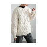 温もりに包まれるひし柄圧縮キルティングダウンジャケット レディース ファッション | Sawa a la mode | 詳細画像18