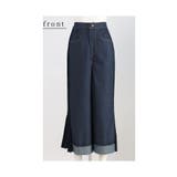 甘さを重ねるプリーツ異素材ワイドデニムパンツ レディース ファッション | Sawa a la mode | 詳細画像20