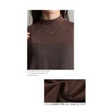 レディな柔らかさ重ねる異素材カットソー レディース ファッション | Sawa a la mode | 詳細画像4